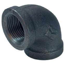 ELL 90 1 BLACK MALLEABLE