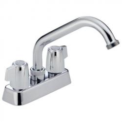 2131LF CLASSIC TWO HANDLE LAUNDRY FAUCET WITH HOSE THREAD CHROME