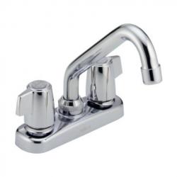 2133LF CLASSIC TWO HANDLE LAUNDRY FAUCET WITH AERATOR CHROME