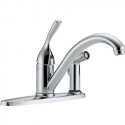 300-DST CLASSIC SINGLE HANDLE KITCHEN FAUCET WITH INTEGRAL SPRAY CHROME