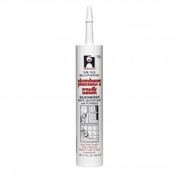 25615 PLUMBERS CAULK 10.1 OZ CARTRIDGE WHITE