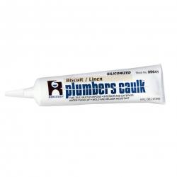 25641 PLUMBERS CAULK 5.5 OZ TUBE BISCUIT/LINEN