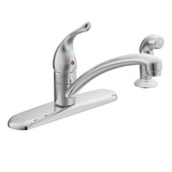 7430 CHATEAU ONE-HANDLE KITCHEN FAUCET WITH SIDE SPRAY CHROME