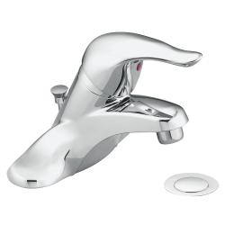 L4625 CHATEAU LEVER HANDLE LAVATORY FAUCET WITH 16 INCH FLEXIBLE SUPPLY LINES CHROME