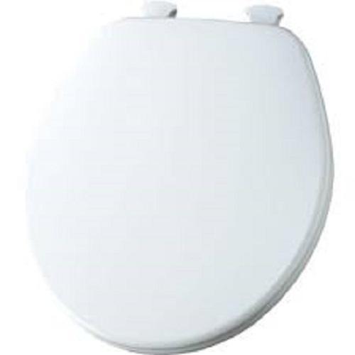 500EC (000) WHITE ROUND EASY CLEAN WOOD SEAT