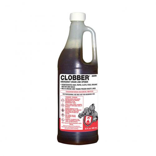 20205 DRAIN CLEANER 1 QT CLOBBER