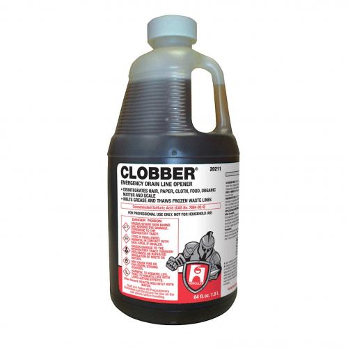20211 DRAIN CLEANER 1/2 GAL CLOBBER