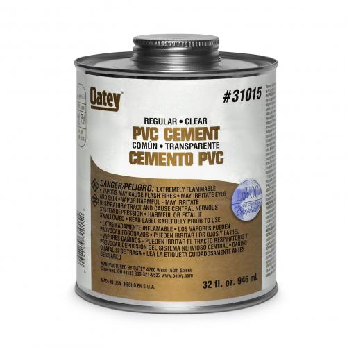 31015 CEMENT PVC 32OZ CLEAR