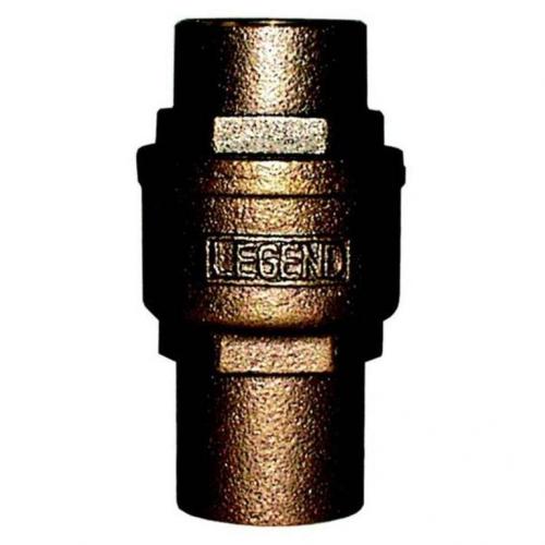 3/4 INCH SWEAT BRONZE IN-LINE SPRING CHECK VALVE NO LEAD