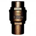 1 INCH SWEAT BRONZE IN-LINE SPRING CHECK VALVE NO LEAD